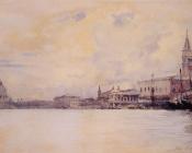 The Entrance to the Grand Canal, Venice - 约翰·辛格·萨金特